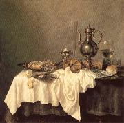 HEDA, Willem Claesz. Breakfast of Crab china oil painting reproduction